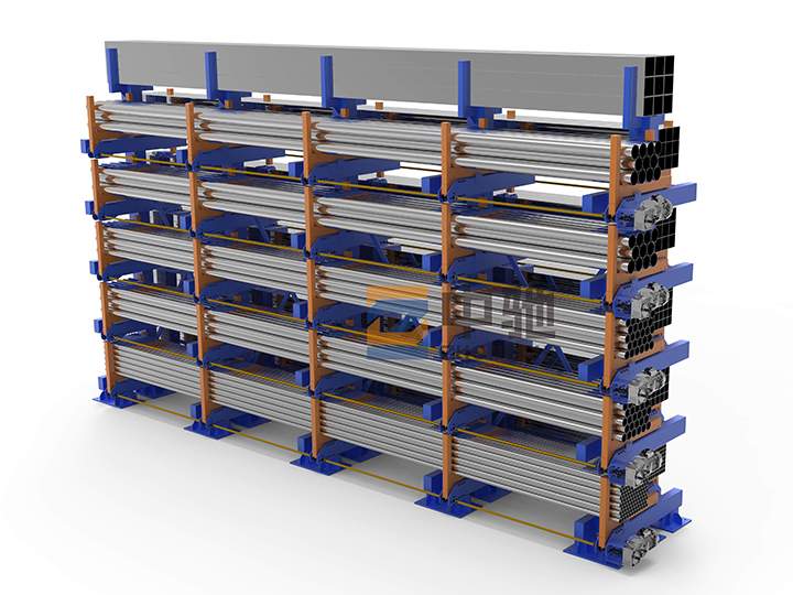 Pipe material rack